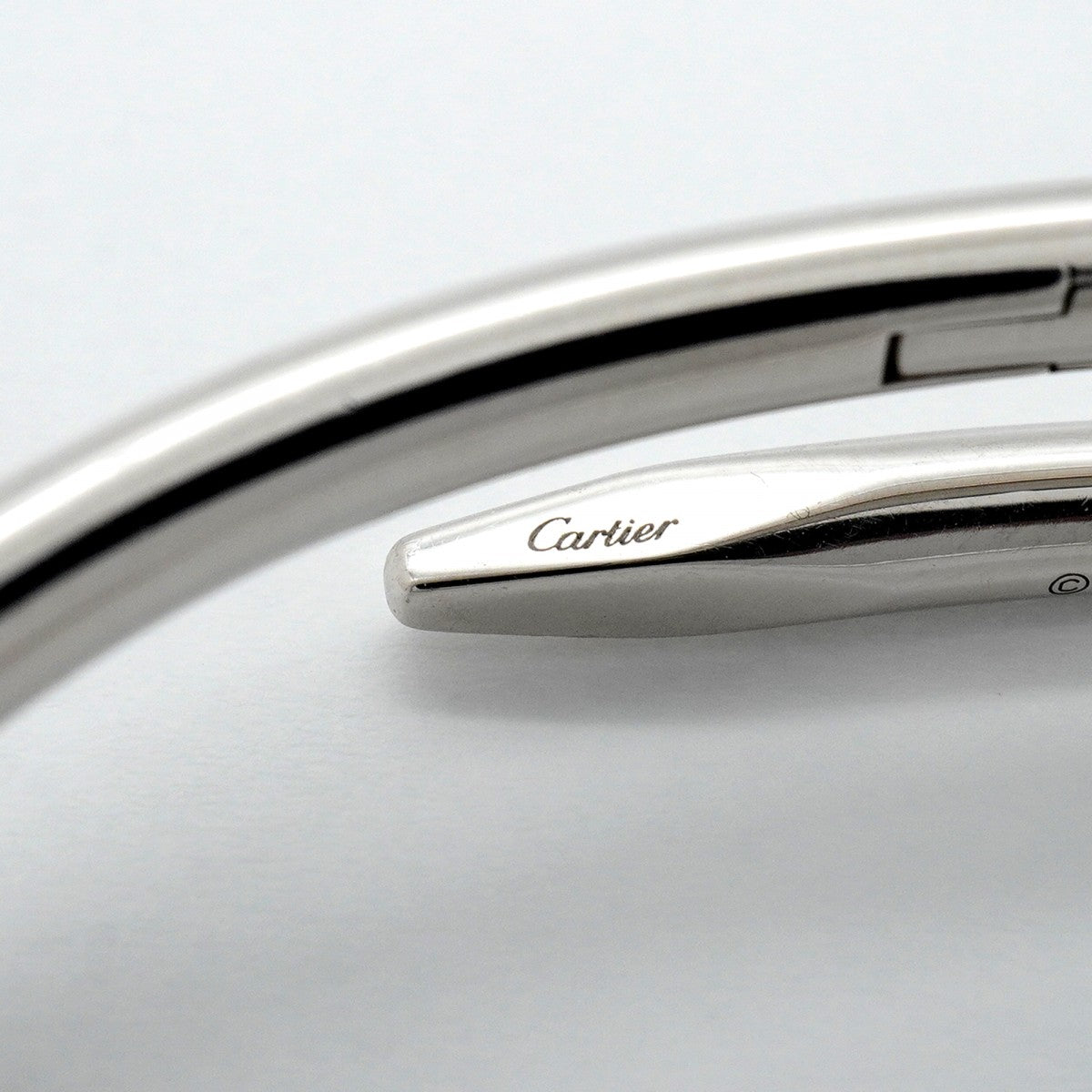 【6jfb0952】カルティエ バングル ジュストアンクル K18WG ホワイトゴールド【中古】メンズ レディース ユニセックス