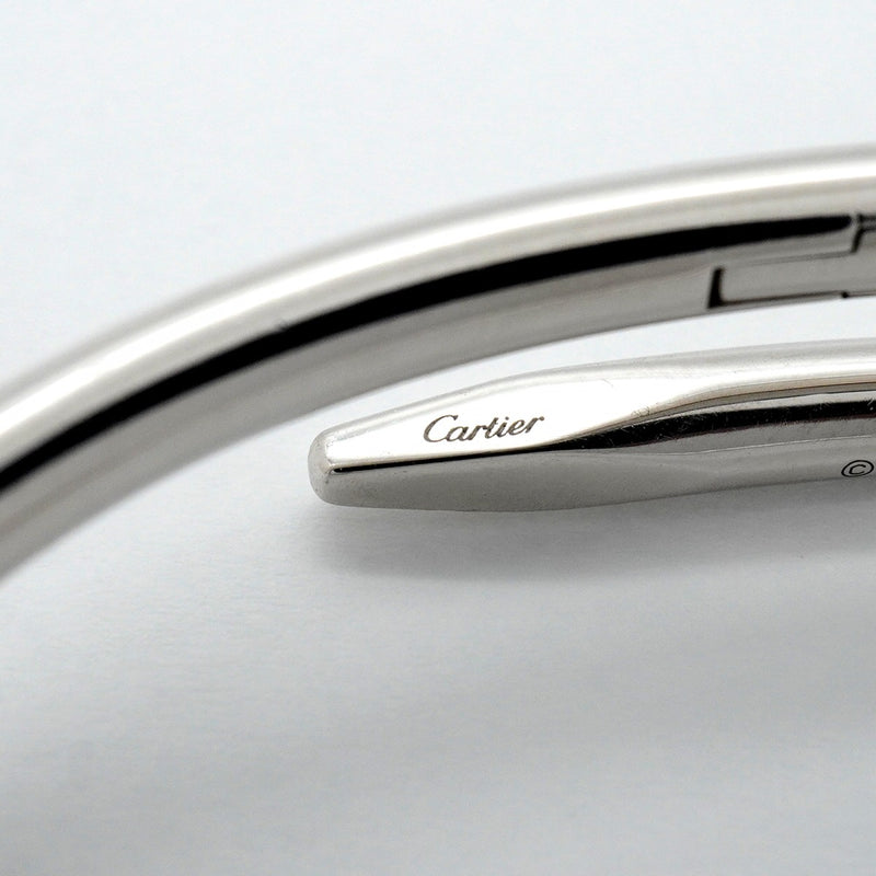 【6jfb0952】カルティエ バングル ジュストアンクル K18WG ホワイトゴールド【中古】メンズ レディース ユニセックス