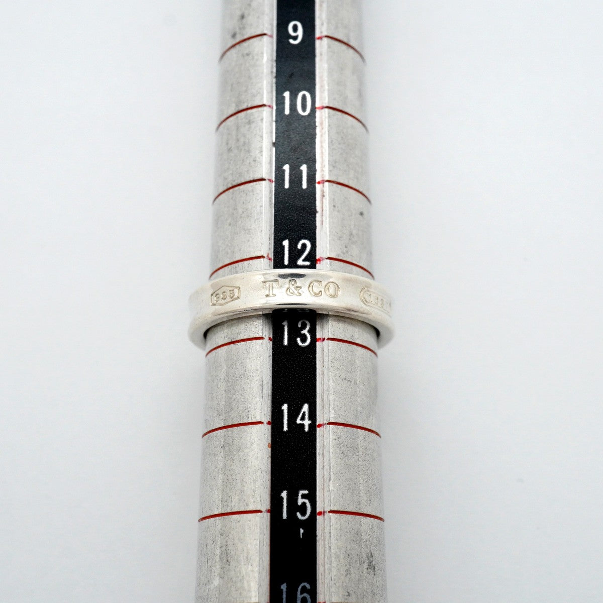 【6jfb0959-k】ティファニー リング ナロー シルバー925 12.5号【中古】レディース