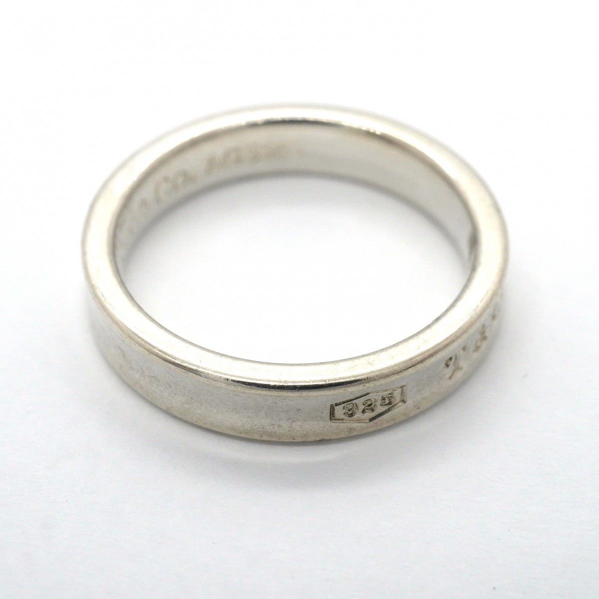 【6jfb0959-k】ティファニー リング ナロー シルバー925 12.5号【中古】レディース