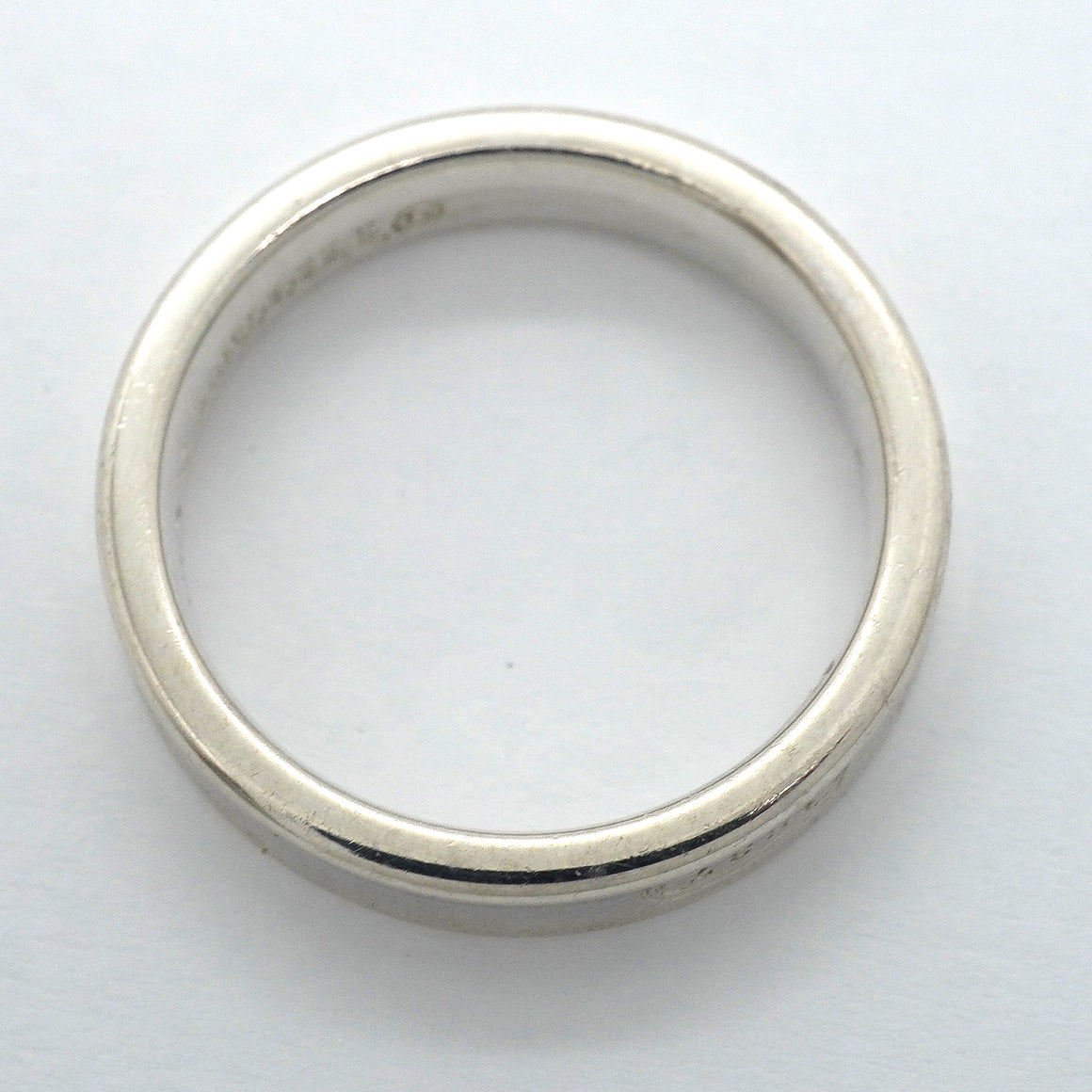 【6jfb0959-k】ティファニー リング ナロー シルバー925 12.5号【中古】レディース