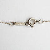 【6jfb0966-k】ティファニー ネックレス ハートリボン K18YG イエローゴールド シルバー925【中古】レディース