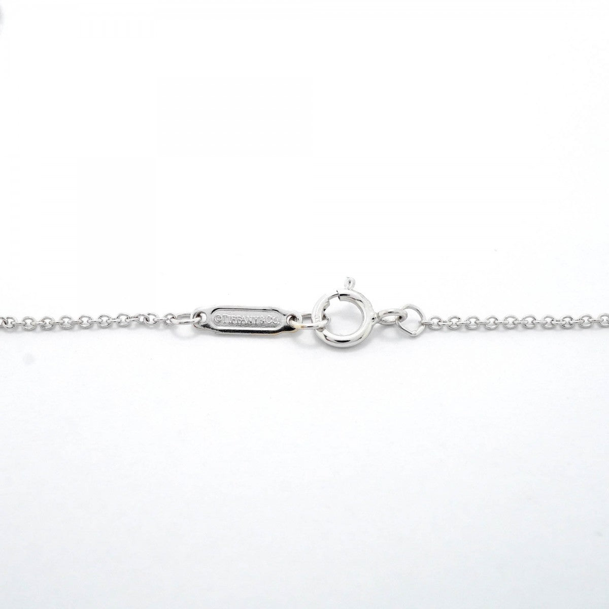 【6jfb0970】ティファニー ネックレス メトロハート K18WG ホワイトゴールド ダイヤモンド【中古】レディース