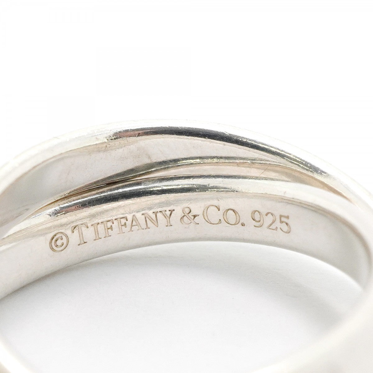 【6jfb0974】ティファニー リング 1837/インターロッキング シルバー925 14号【中古】レディース