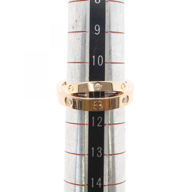 【6jfb0975】カルティエ リング ビーラブ 6PD K18PG ピンクゴールド ダイヤモンド ＃51【中古】レディース