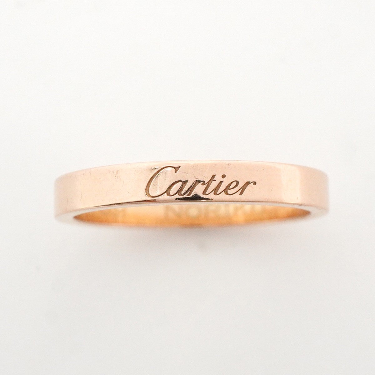 【6jfb0977】カルティエ リング Cドゥ K18PG ピンクゴールド ＃57【中古】メンズ