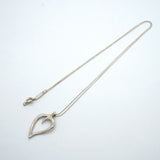【6jfb0982-k】ティファニー ネックレス オープンリーフ シルバー925【中古】レディース