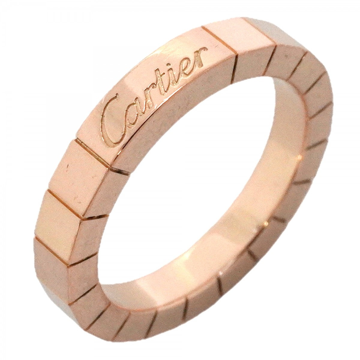【6jfb0988】カルティエ リング ラニエール K18PG ピンクゴールド ＃49【中古】レディース
