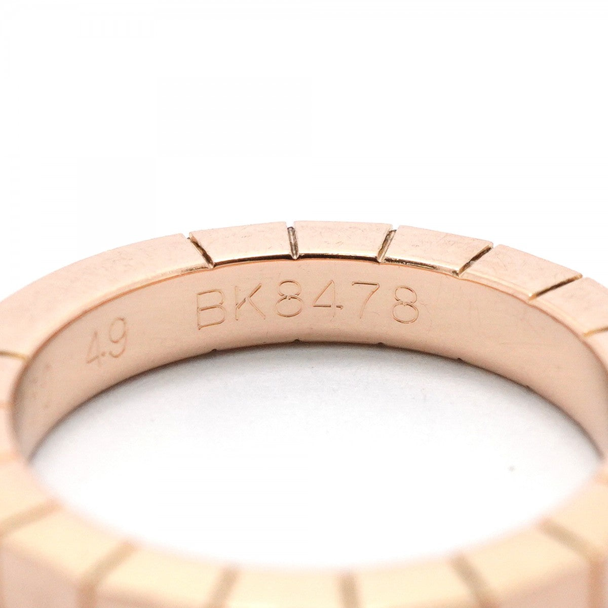 【6jfb0988】カルティエ リング ラニエール K18PG ピンクゴールド ＃49【中古】レディース