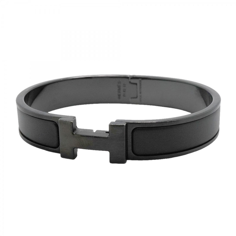 【6jfb0992】エルメス バングル クリッククラックPM メタル ブラック【中古】メンズ レディース ユニセックス