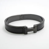 【6jfb0992】エルメス バングル クリッククラックPM メタル ブラック【中古】メンズ レディース ユニセックス