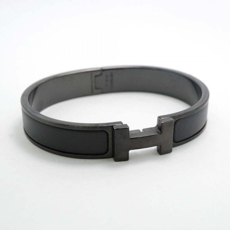 【6jfb0992】エルメス バングル クリッククラックPM メタル ブラック【中古】メンズ レディース ユニセックス