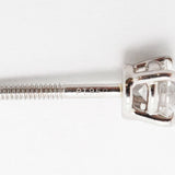 【6jfb0993】ティファニー ピアス ソリティア 1PD Pt950 プラチナ ダイヤモンド【中古】レディース