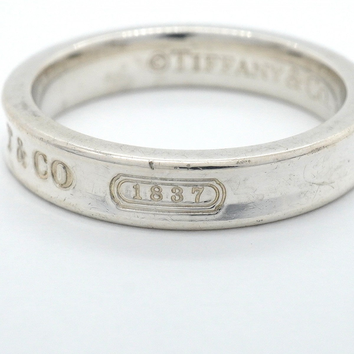 【6jfb0998-k】ティファニー リング ナロー シルバー925 13.5号【中古】レディース