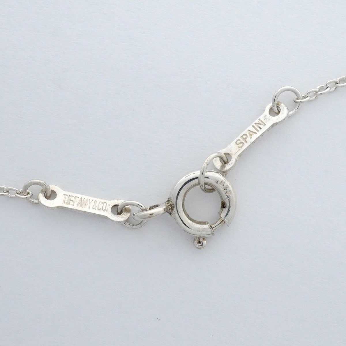 【6jfb1003-k】ティファニー ネックレス オープンティアドロップ シルバー925【中古】レディース