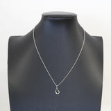 【6jfb1003-k】ティファニー ネックレス オープンティアドロップ シルバー925【中古】レディース