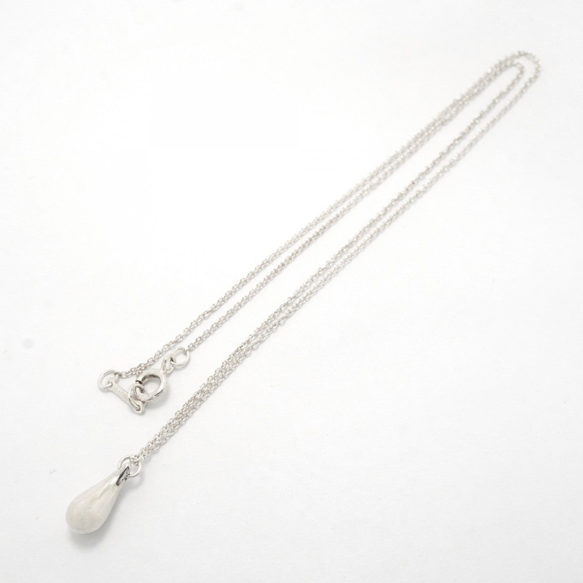 【6jfb1008-k】ティファニー ネックレス ティアドロップ シルバー925【中古】レディース
