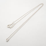 【6jfb1009-k】ティファニー ネックレス バイザヤード 1PD シルバー925 ダイヤモンド【中古】レディース