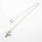 【6jfb1010-k】ティファニー ネックレス テンダネスハート/クロス シルバー925【中古】レディース