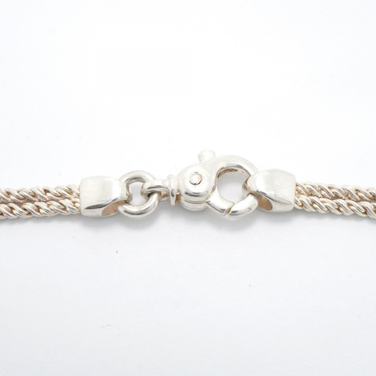 【6jfb1030-k】ティファニー ネックレス センターノット/ダブルロープ シルバー925【中古】メンズ レディース ユニセックス