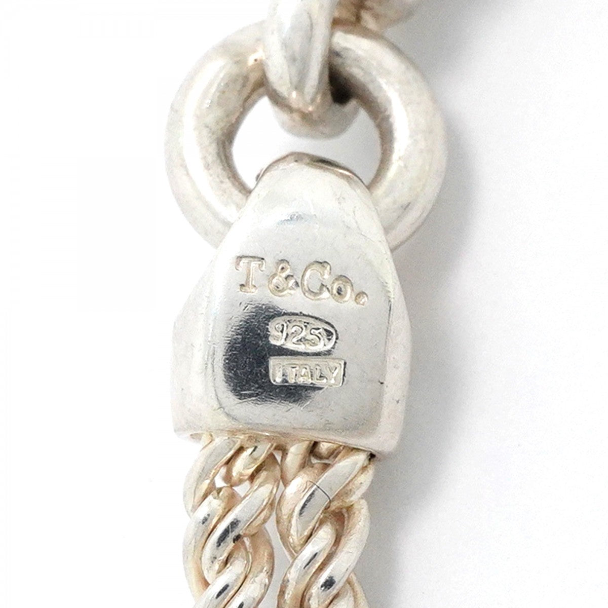 【6jfb1030-k】ティファニー ネックレス センターノット/ダブルロープ シルバー925【中古】メンズ レディース ユニセックス