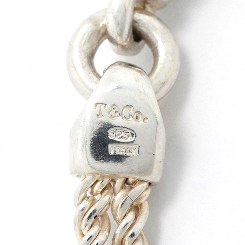 【6jfb1030-k】ティファニー ネックレス センターノット/ダブルロープ シルバー925【中古】メンズ レディース ユニセックス