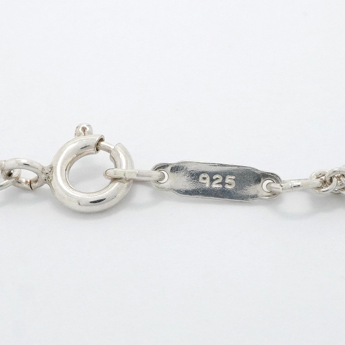 【6jfb1031-k】ティファニー ネックレス インフィニティ ダブルチェーン シルバー925【中古】レディース