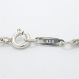 【6jfb1031-k】ティファニー ネックレス インフィニティ ダブルチェーン シルバー925【中古】レディース