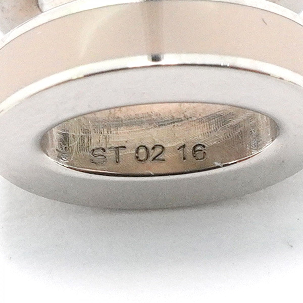 【6jfb1034-k】エルメス ピアス ミニポップアッシュ メタル シルバー ベージュ【中古】レディース