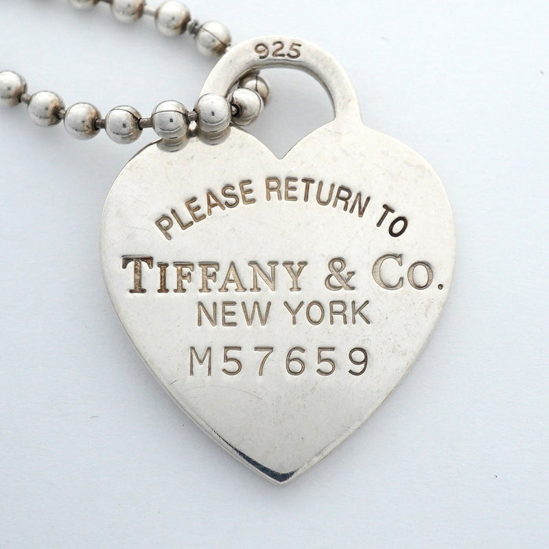 【6jgb0001】ティファニー ネックレス リターントゥハート/ボールチェーン シルバー925【中古】レディース