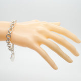 【6jgb0007-k】ティファニー ブレスレット ハートタグ シルバー925【中古】レディース