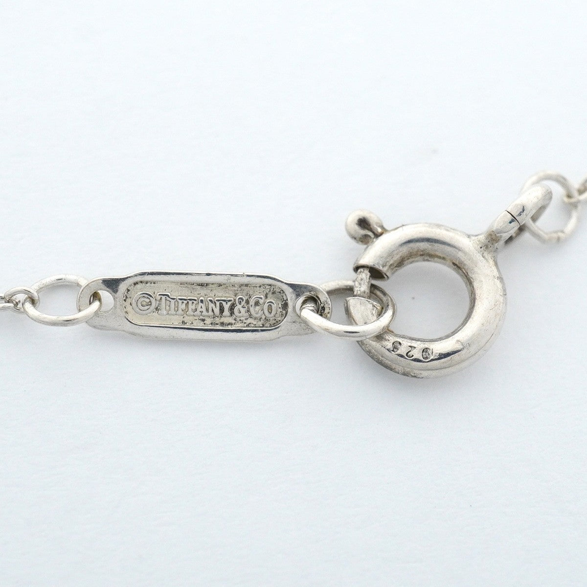 【6jgb0010-k】ティファニー ネックレス コンケーブクロス シルバー925【中古】レディース