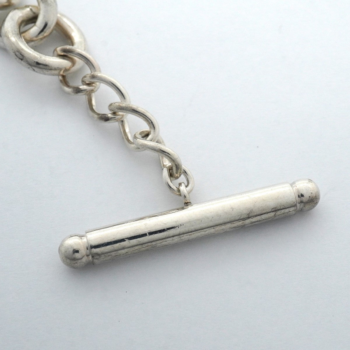 【6jgb0011-k】ティファニー ネックレス ハートタグ/トグル シルバー925【中古】レディース