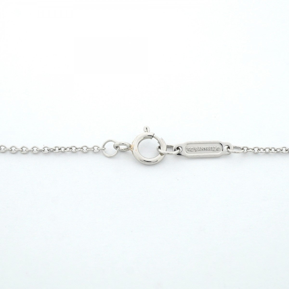 【6jgb0024】ティファニー ネックレス フルールドリス/ステム Pt950 プラチナ ダイヤモンド【中古】レディース