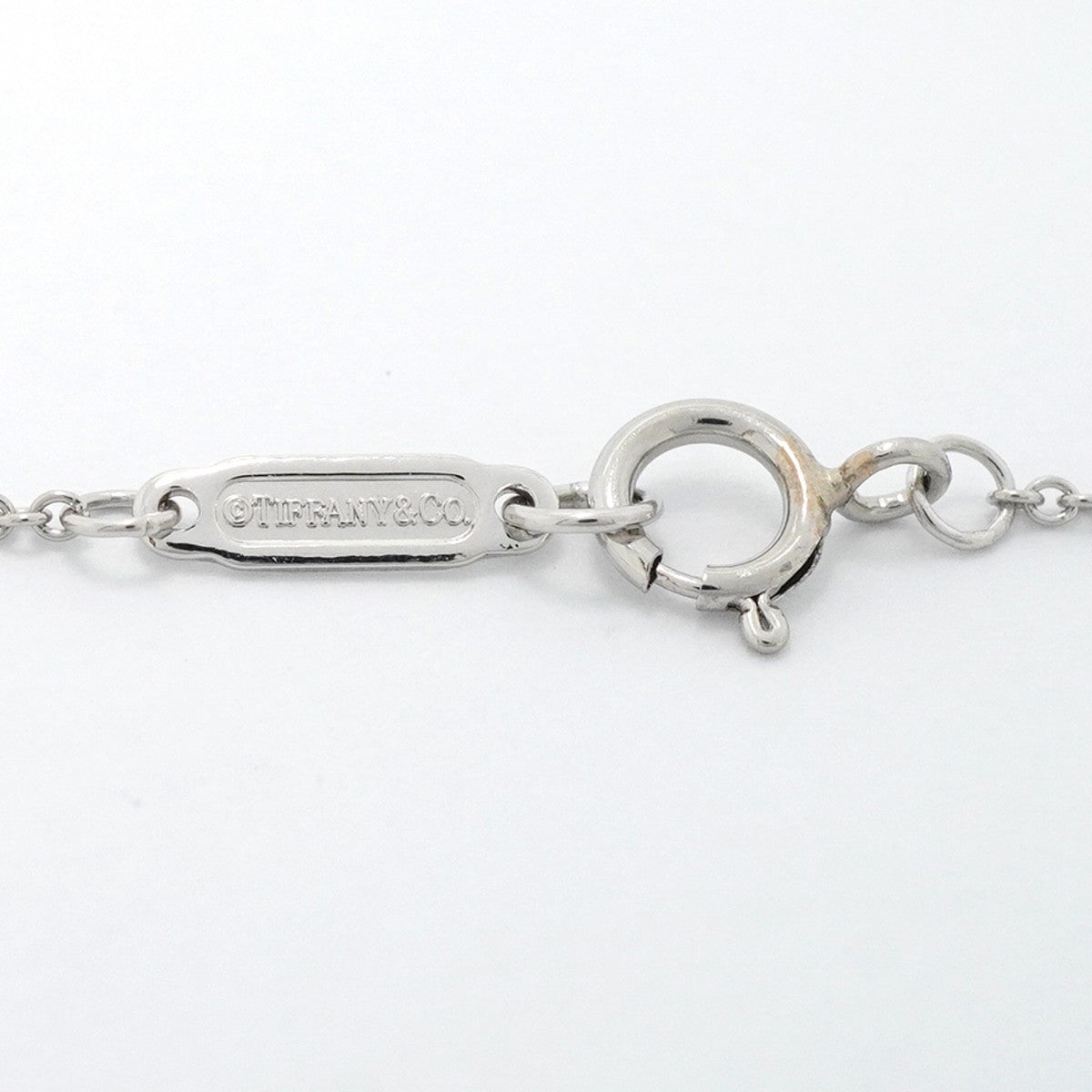 【6jgb0025】ティファニー ネックレス ソリティア 1PD Pt950 プラチナ ダイヤモンド【中古】レディース