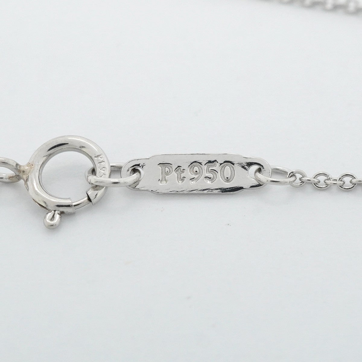 【6jgb0025】ティファニー ネックレス ソリティア 1PD Pt950 プラチナ ダイヤモンド【中古】レディース