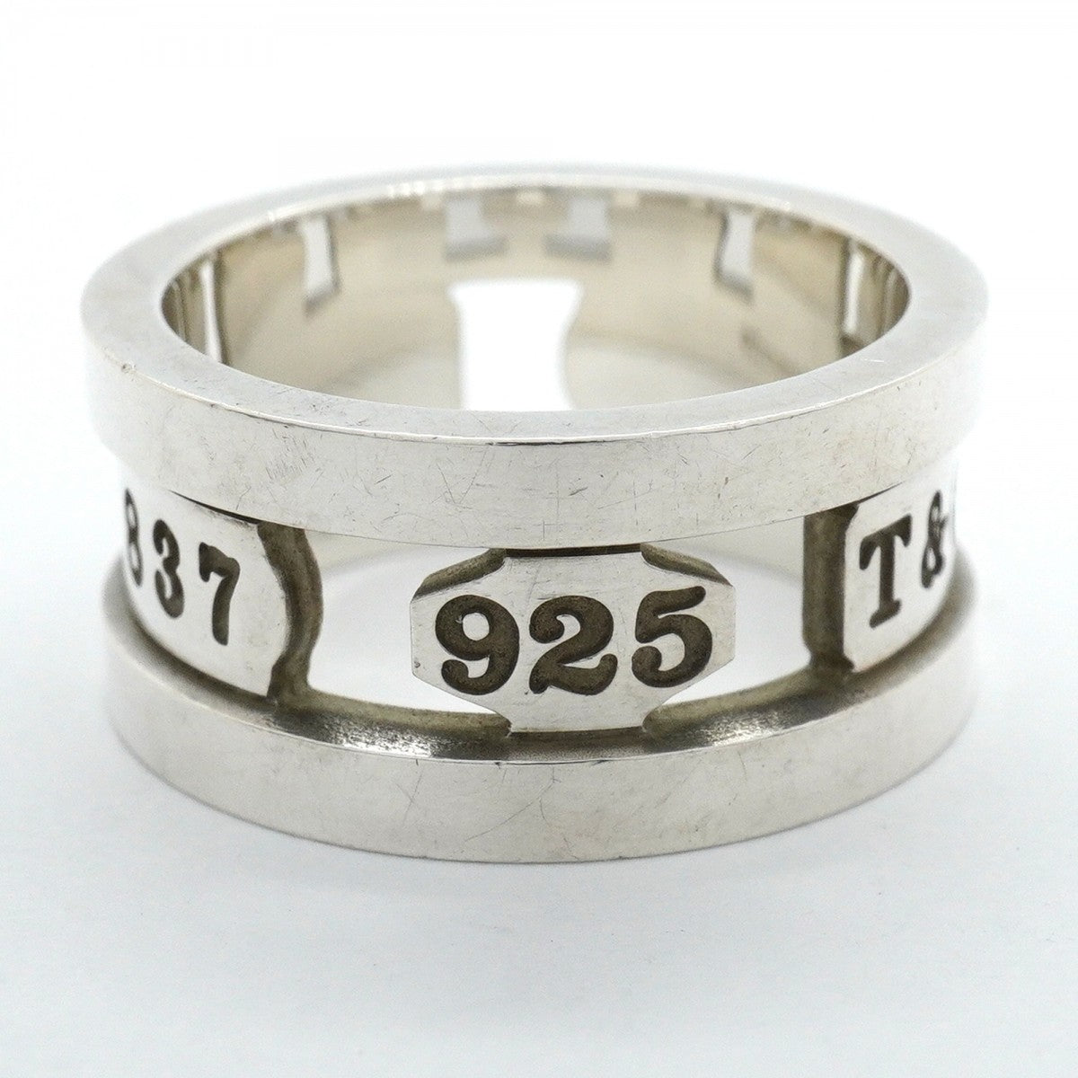 【6jgb0030】ティファニー リング 1837/エレメント シルバー925 11号【中古】レディース