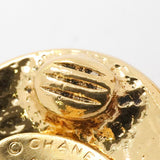 【6jgb0046】シャネル イヤリング ヴィンテージ ココマーク 丸型 サークル GPメッキ ゴールド【中古】レディース