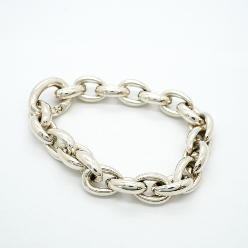 【6jgb0048】エルメス ブレスレット アクロバットMM 21コマ シルバー925【中古】メンズ レディース ユニセックス