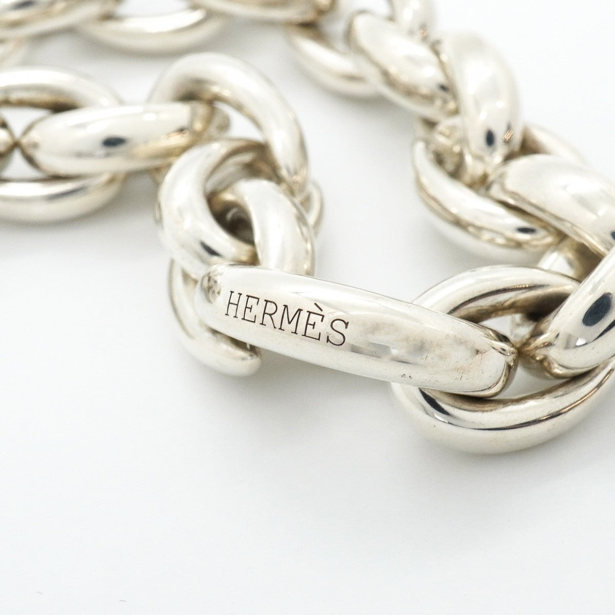 【6jgb0048】エルメス ブレスレット アクロバットMM 21コマ シルバー925【中古】メンズ レディース ユニセックス