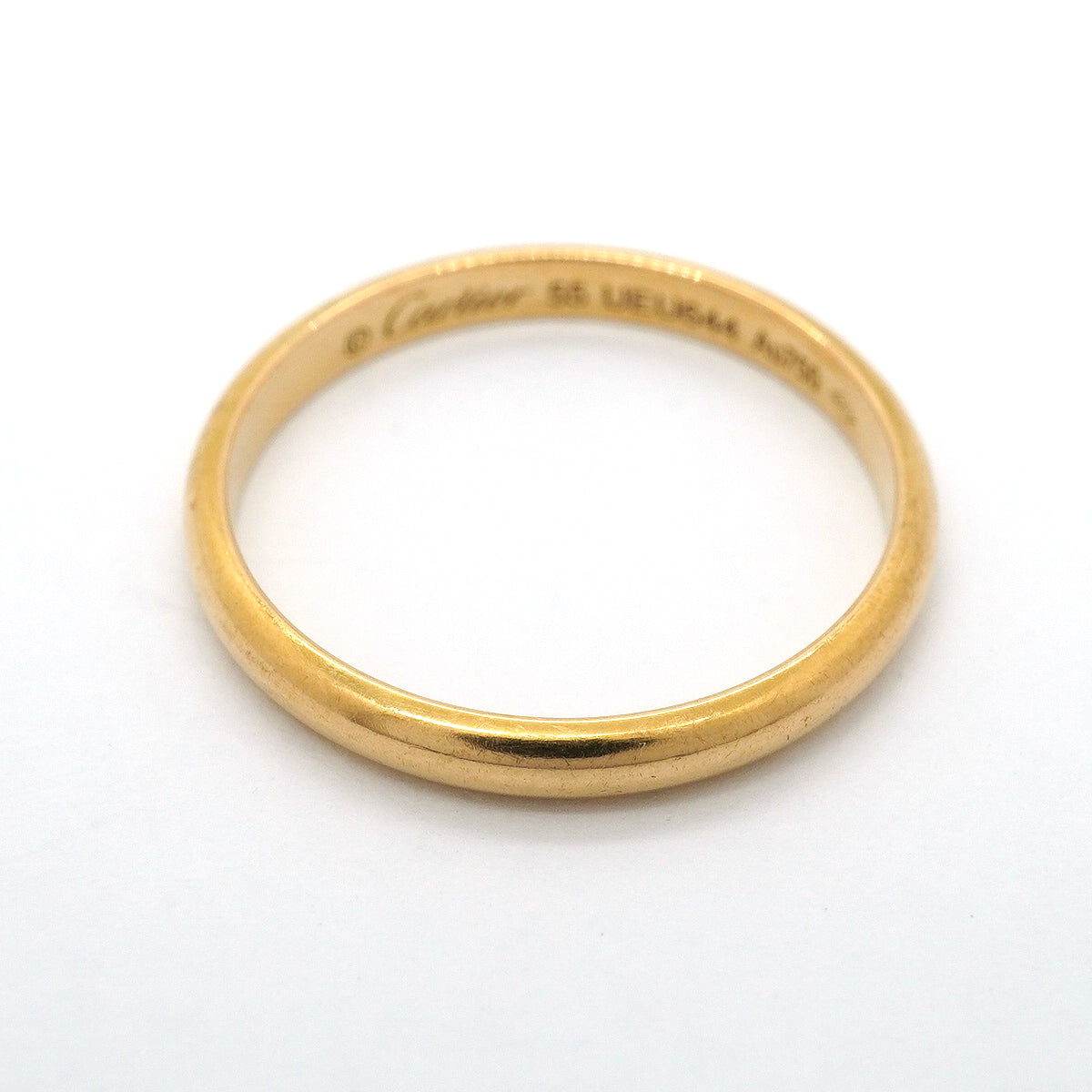 【6jgb0055】カルティエ リング クラシック K18YG イエローゴールド ＃55【中古】メンズ レディース ユニセックス