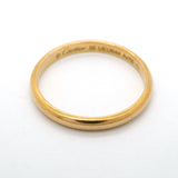 【6jgb0055】カルティエ リング クラシック K18YG イエローゴールド ＃55【中古】メンズ レディース ユニセックス