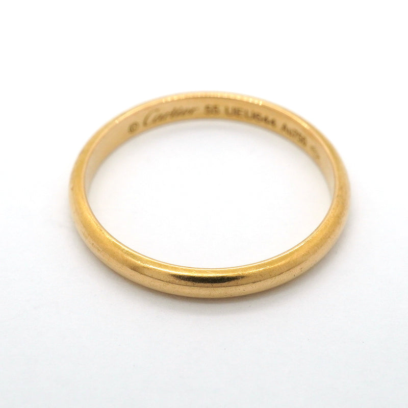 【6jgb0055】カルティエ リング クラシック K18YG イエローゴールド ＃55【中古】メンズ レディース ユニセックス