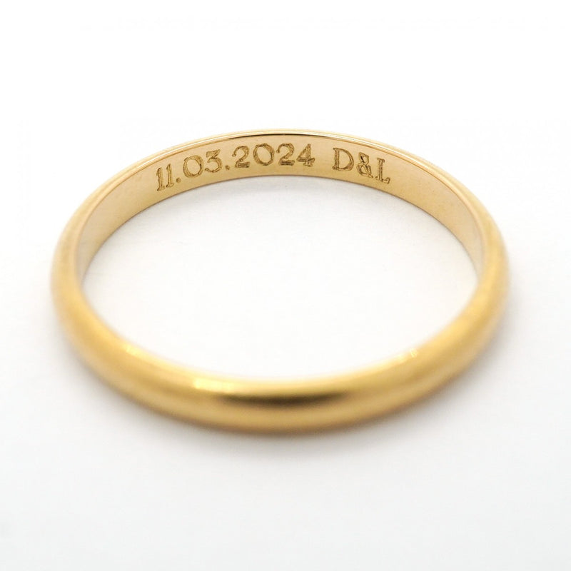 【6jgb0055】カルティエ リング クラシック K18YG イエローゴールド ＃55【中古】メンズ レディース ユニセックス