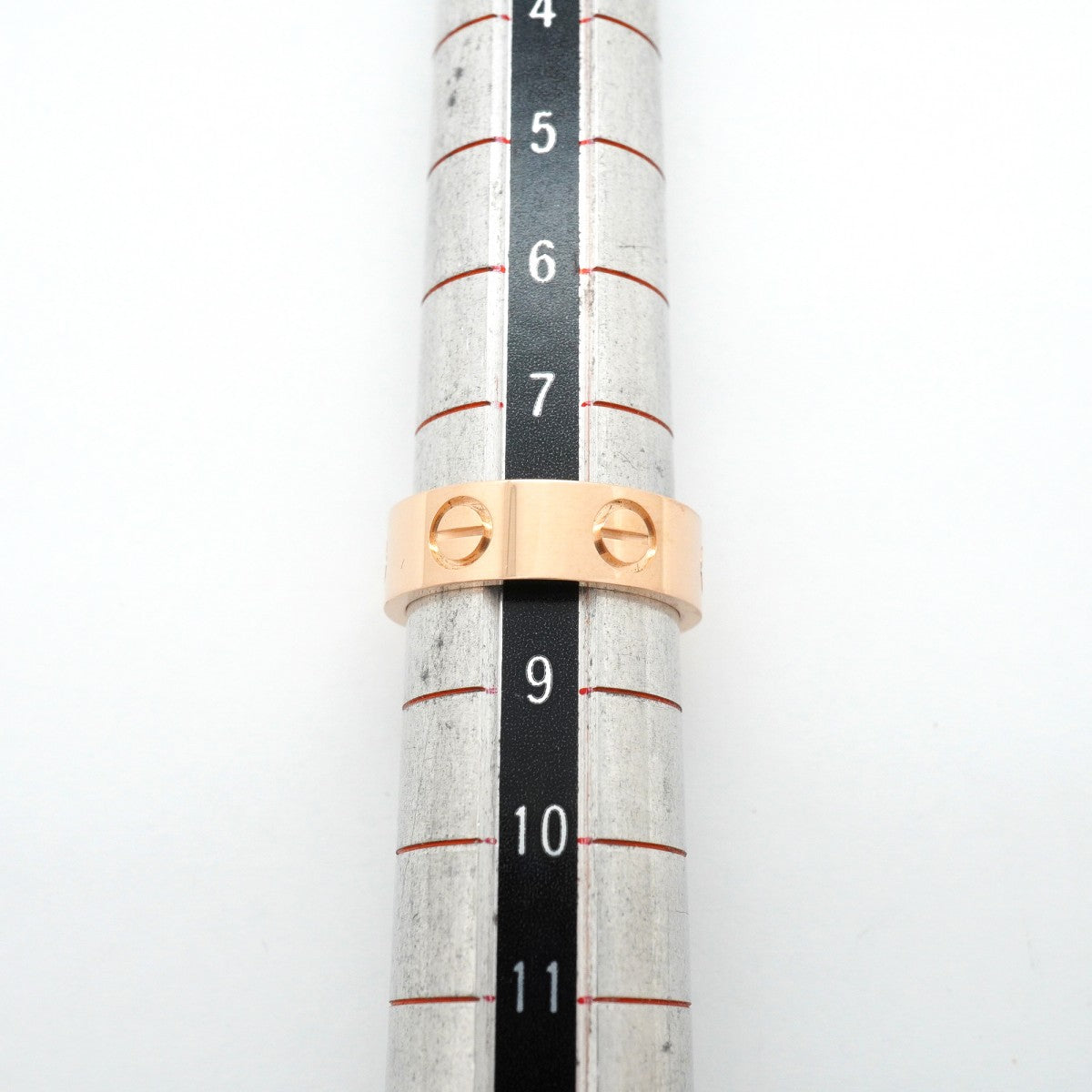 【6jgb0056】カルティエ リング ラブ K18PG ピンクゴールド ＃48【中古】レディース