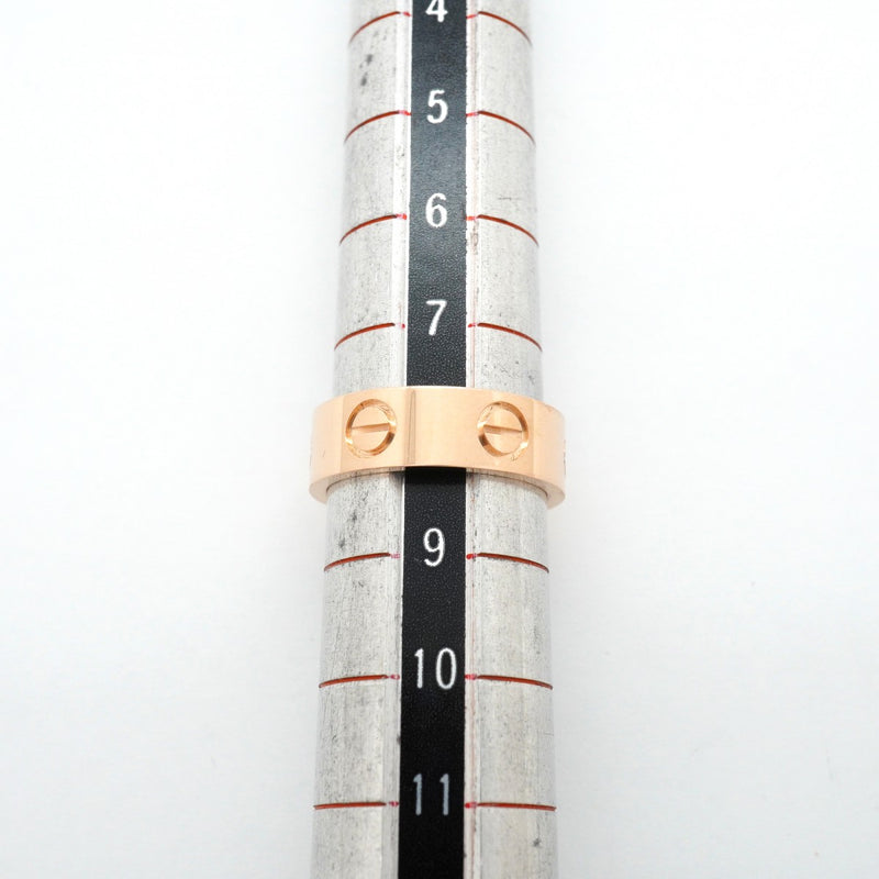 【6jgb0056】カルティエ リング ラブ K18PG ピンクゴールド ＃48【中古】レディース