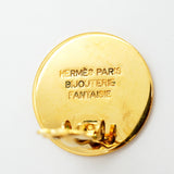【6jgb0061】エルメス イヤリング セリエ GPメッキ ゴールド【中古】レディース