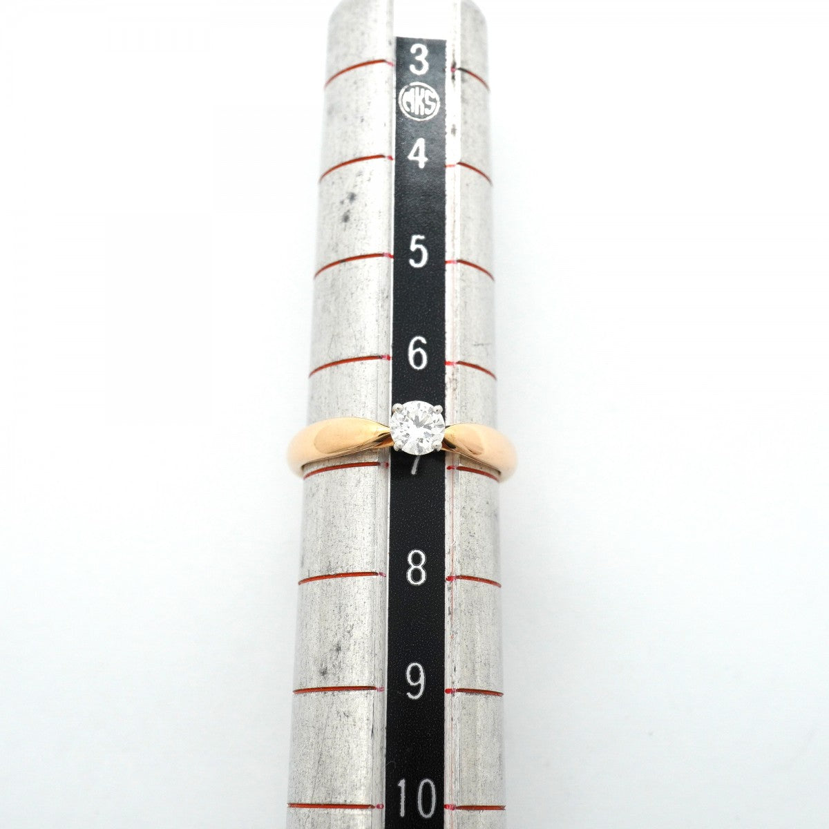 【6jgb0064】ティファニー リング ハーモニー 1PD K18PG ピンクゴールド Pt950 プラチナ ダイヤモンド/0.22ct 6.5号【中古】レディース