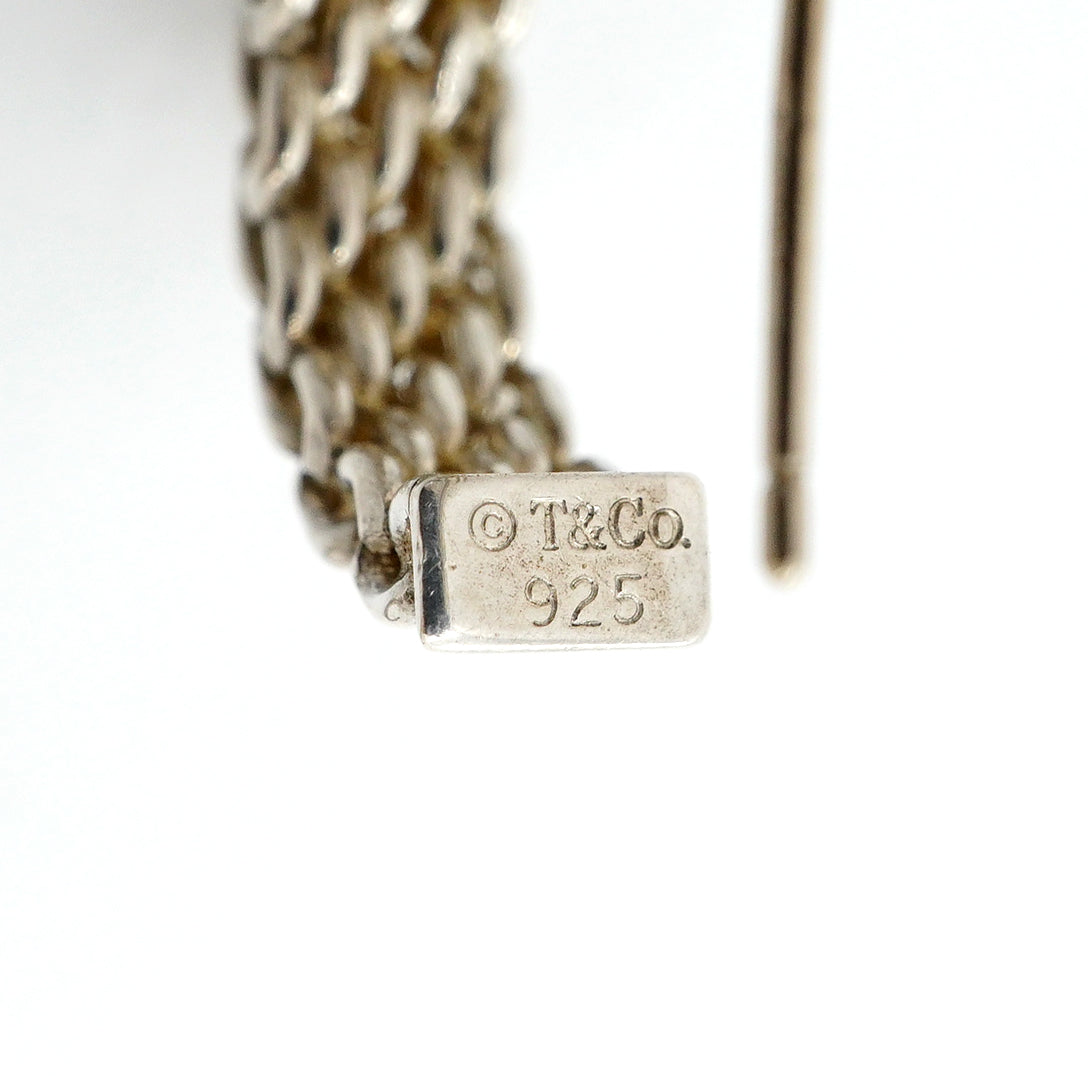 【6jgb0072】ティファニー ピアス サマセット/フープ シルバー925【中古】レディース