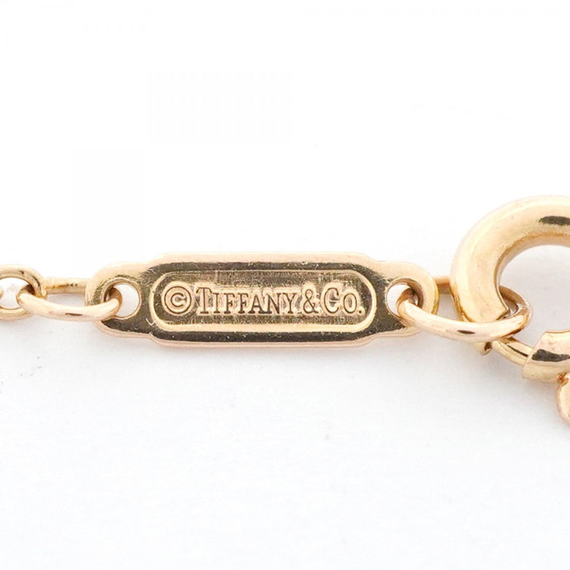 【6jgb0080】ティファニー ブレスレット T TWO/ダブルチェーン K18PG ピンクゴールド ダイヤモンド【中古】レディース